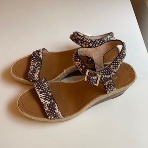 Snakeskin espadrilles